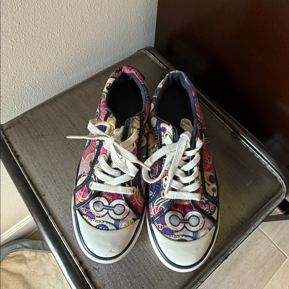 Coach Barrett Sneakers SZ 7/8 - Picture 2 of 11